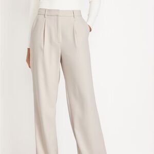 Old Navy Cream Wide Leg Trousers
